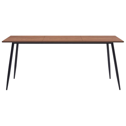 Tavolo da Pranzo Marrone 180x90x75 cm in MDF