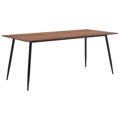 Tavolo da Pranzo Marrone 200x100x75 cm in MDF