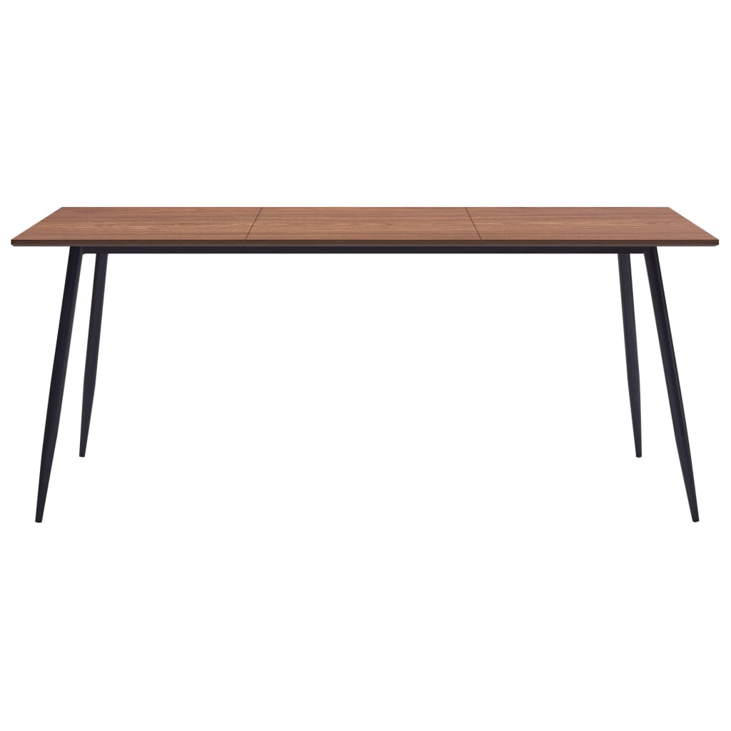 Tavolo da Pranzo Marrone 200x100x75 cm in MDF