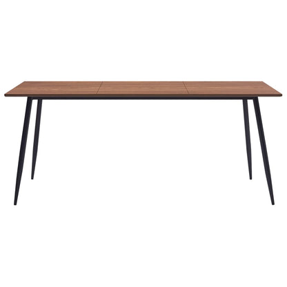 Tavolo da Pranzo Marrone 200x100x75 cm in MDF