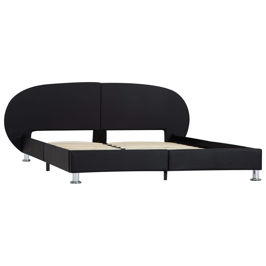 Giroletto Nero in Similpelle 180x200 cm