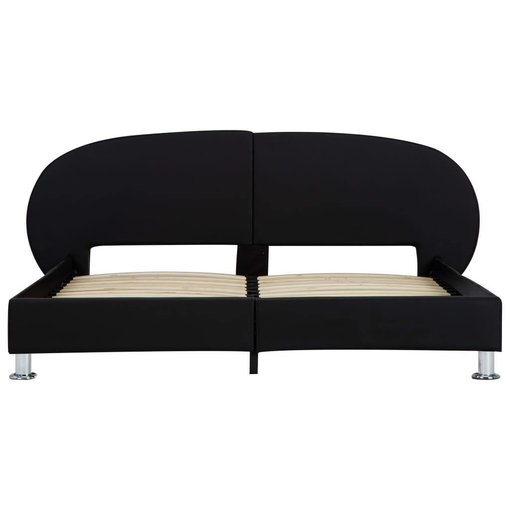 Giroletto Nero in Similpelle 180x200 cm