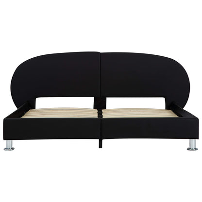 Giroletto Nero in Similpelle 180x200 cm
