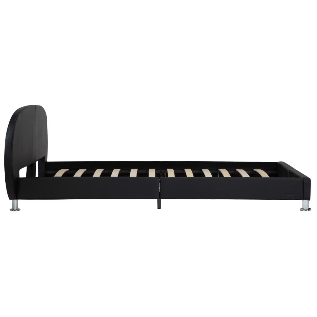 Giroletto Nero in Similpelle 180x200 cm