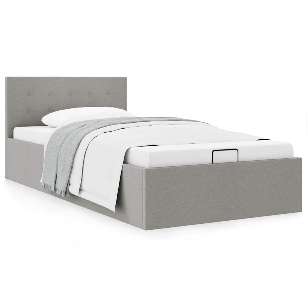 Giroletto Idraulico Contenitore Grigio Chiaro Tessuto 90x200cm