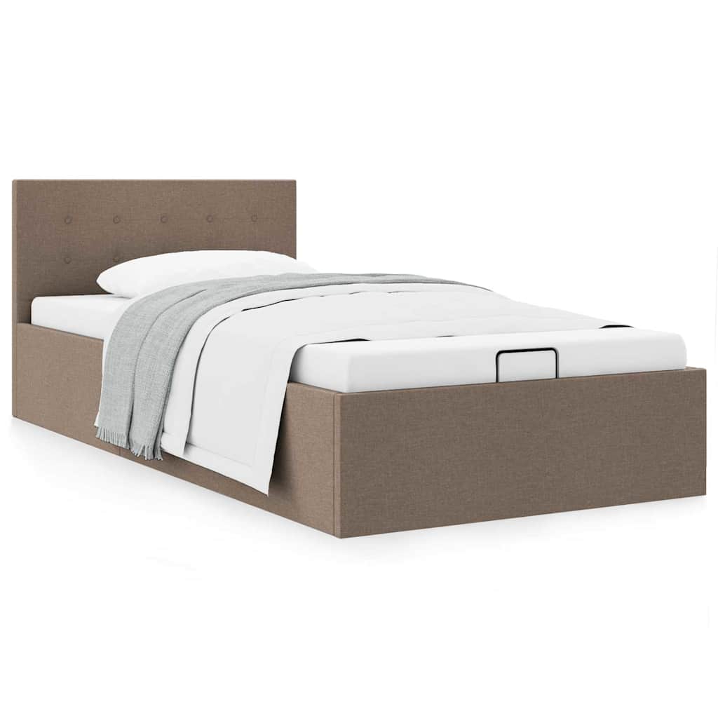 Giroletto con Contenitore Grigio Talpa in Tessuto 90x200 cm