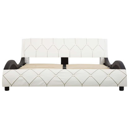 Giroletto Bianco e Nero in Similpelle 140x200 cm