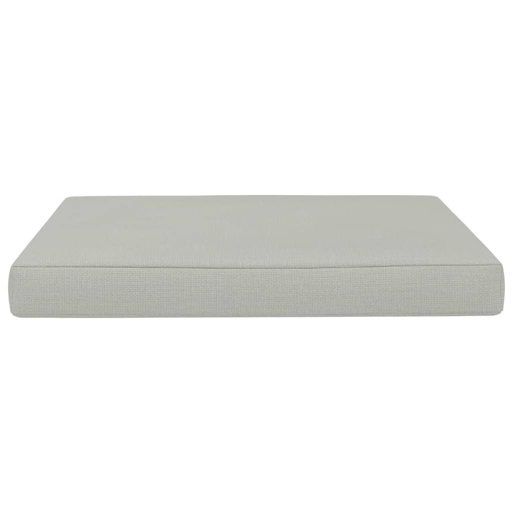 Cuscino per Pavimento e Pallet 60x61,5x6 cm Beige in Tessuto