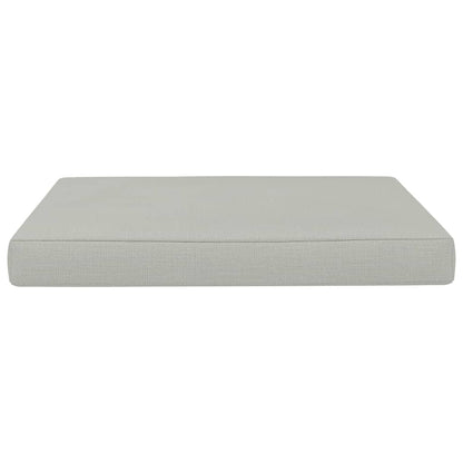 Cuscino per Pavimento e Pallet 60x61,5x6 cm Beige in Tessuto