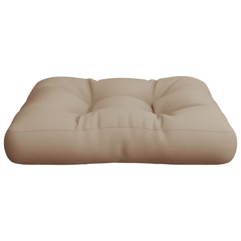 Cuscino per Pallet Tortora 60x61,5x10 cm in Tessuto