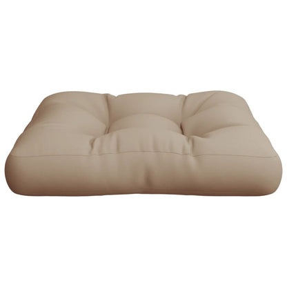 Cuscino per Pallet Tortora 60x61,5x10 cm in Tessuto