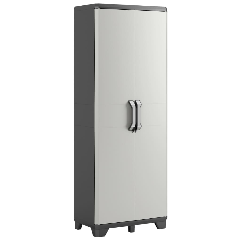 Keter Armadietto con Scaffali Gear Nero e Grigio 182 cm