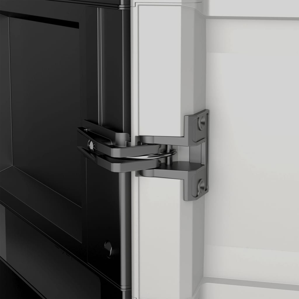 Keter Armadietto con Scaffali Gear Nero e Grigio 182 cm
