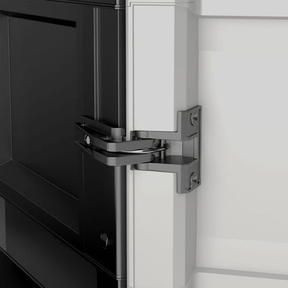 Keter Armadietto con Scaffali Gear Nero e Grigio 182 cm