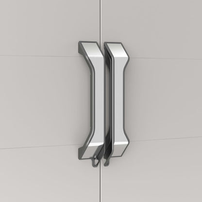 Keter Armadietto con Scaffali Gear Nero e Grigio 182 cm