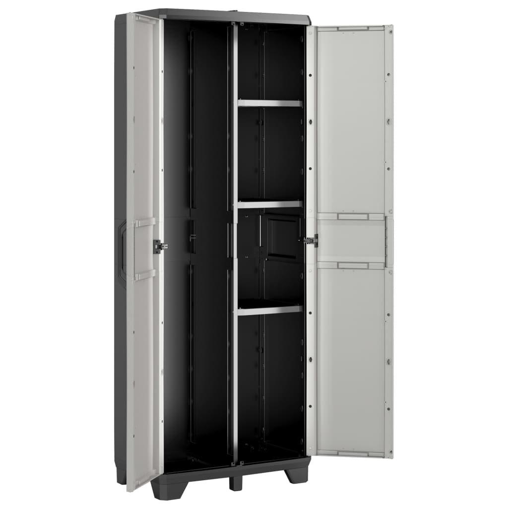 Keter Armadietto Multiuso Gear Nero e Grigio 182 cm