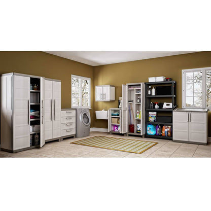 Keter Armadietto Basso Excellence Beige e Talpa 97 cm
