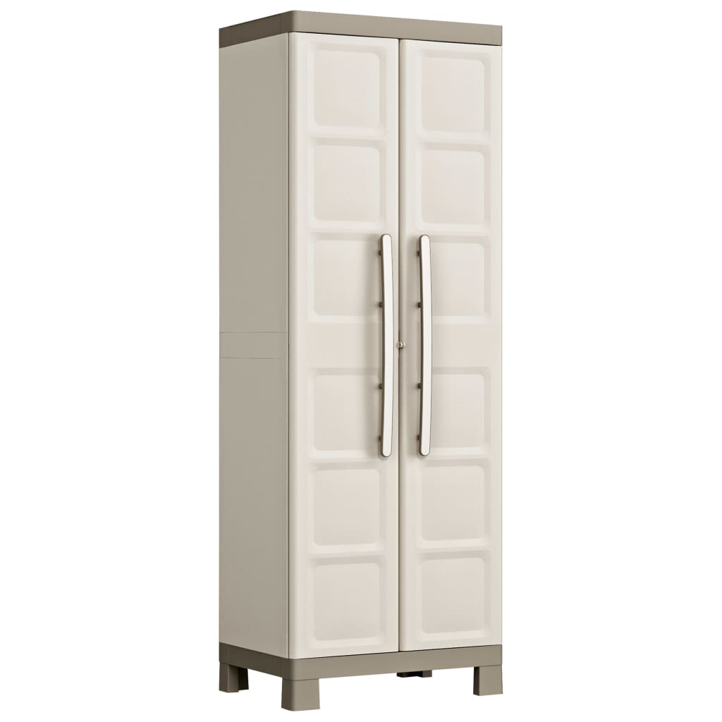 Keter Armadietto Multiuso Excellence Beige e Talpa 182 cm
