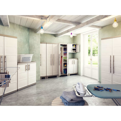 Keter Armadietto Multiuso Excellence Beige e Talpa 182 cm