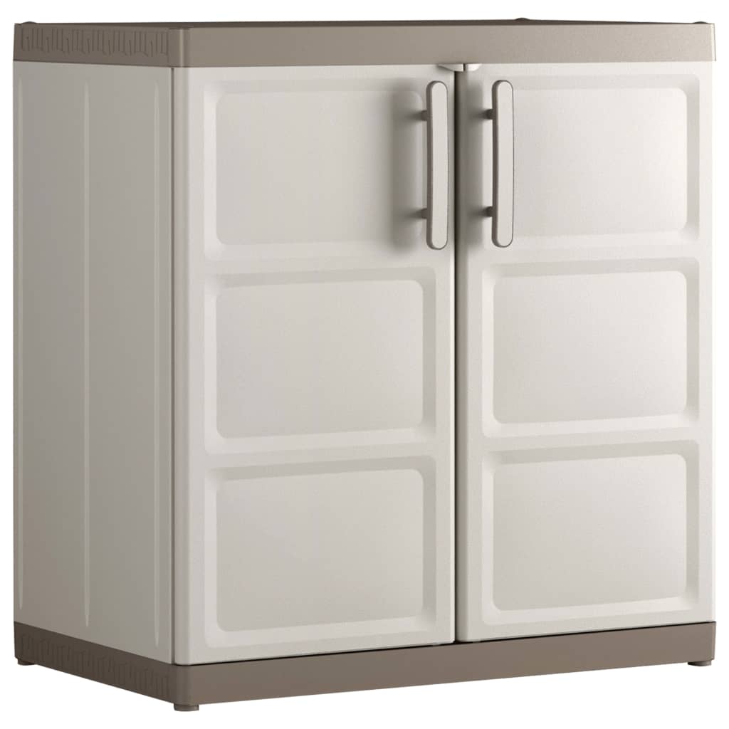 Keter Armadietto Basso Excellence XL Beige e Talpa 93 cm