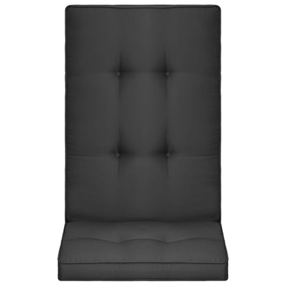 Cuscini per Sedie da Giardino 2 pz Antracite 120x50x5 cm