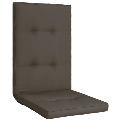 Cuscini per Sedie da Giardino 4 pz Antracite 120x50x5 cm