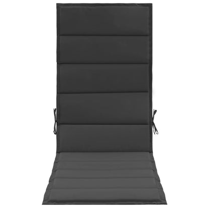 Cuscino per Lettino Prendisole Antracite 190x60x4 cm