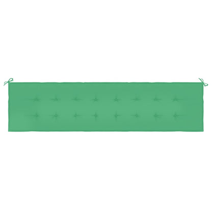 Cuscino per Panca Verde 200x50x3 cm in Tessuto Oxford