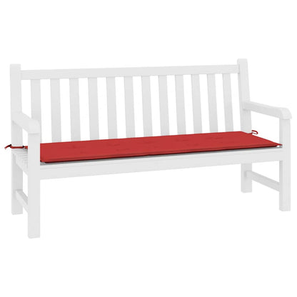 Cuscino per Panca Rosso 200x50x3 cm in Tessuto Oxford