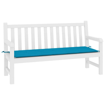 Cuscino per Panca Blu 200x50x3 cm in Tessuto Oxford
