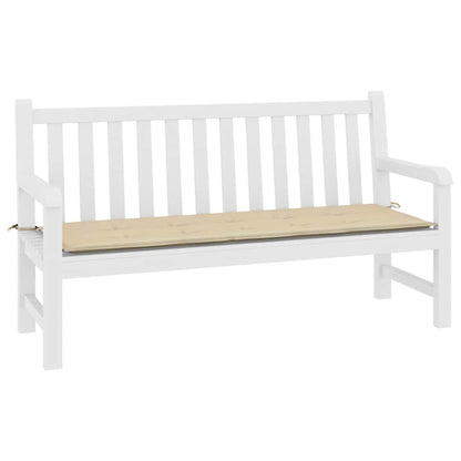Cuscino per Panca Beige 200x50x3 cm in Tessuto Oxford