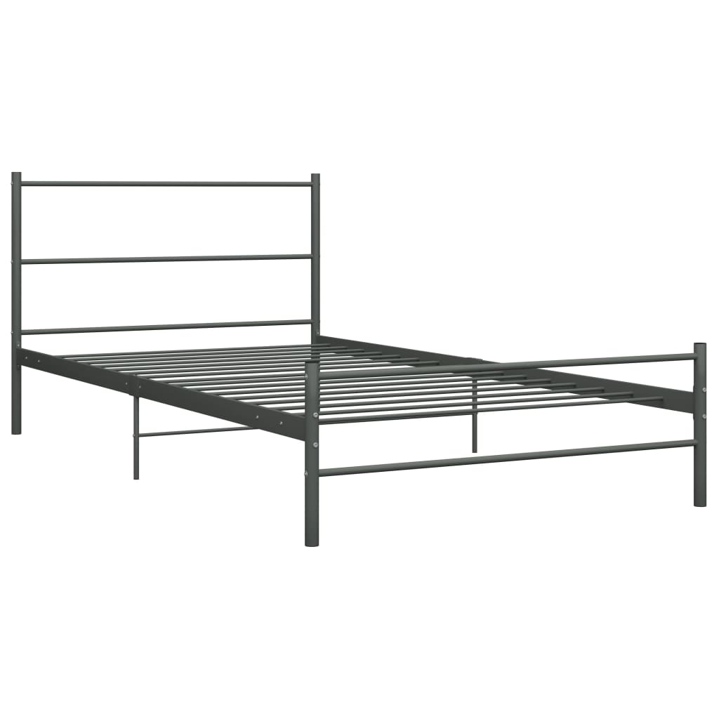 Giroletto Grigio in Metallo 90x200 cm