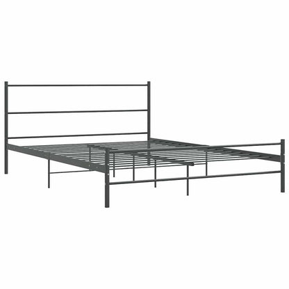 Giroletto senza Materasso Grigio in Metallo 140x200 cm