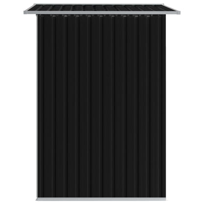 Capanno Attrezzi da Giardino Antracite Acciaio 204x132x186 cm