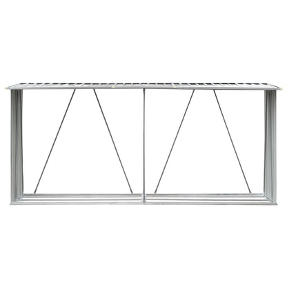 Capannone da Giardino in Acciaio Zincato 330x84x152cm Verde