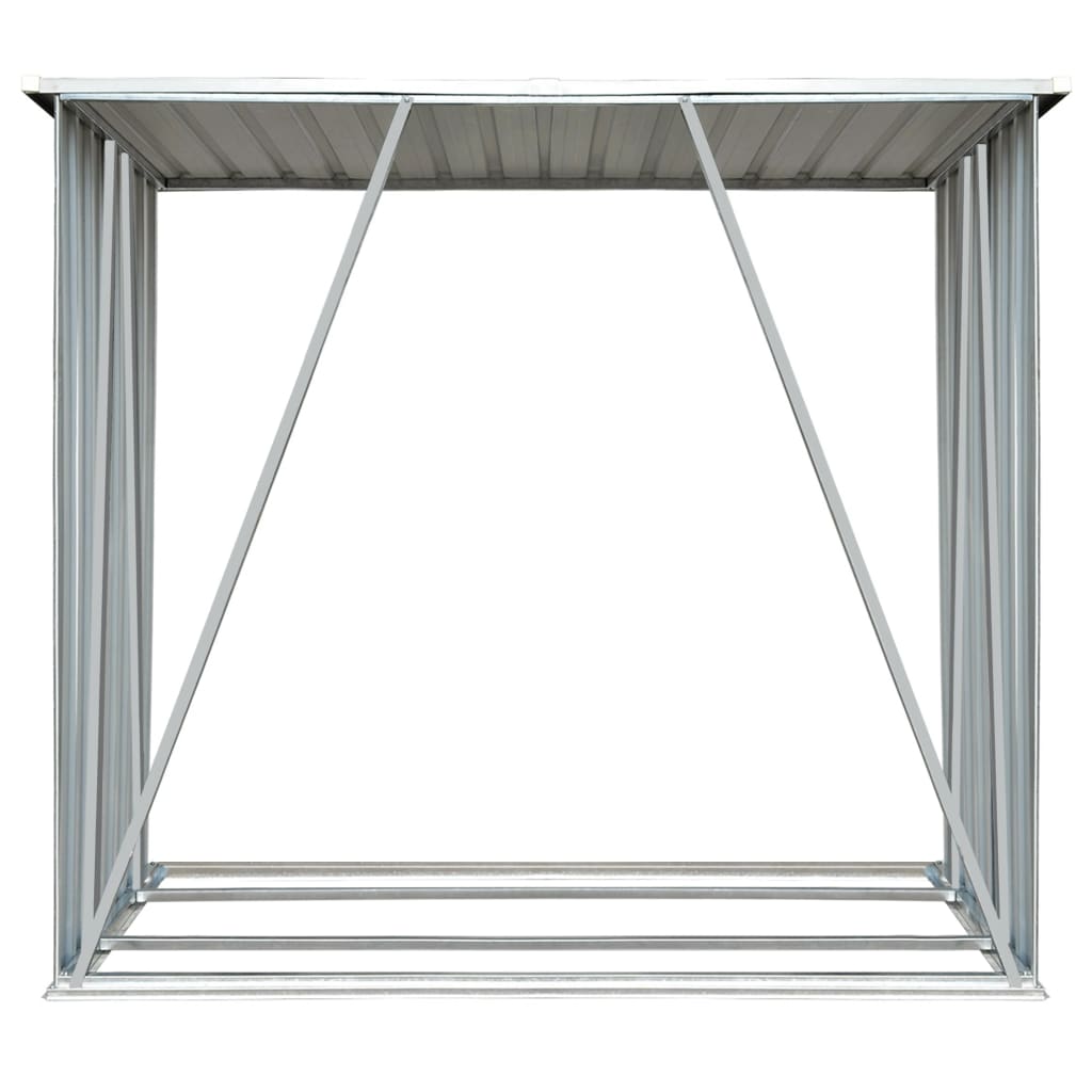 Capannone da Giardino in Acciaio Zincato 163x83x154 cm Verde
