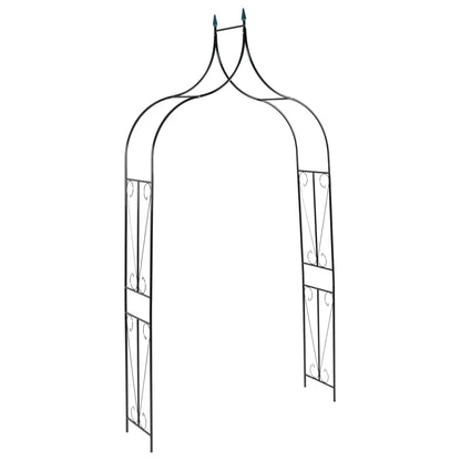 Arco da Giardino Verde Scuro 120x38x258 cm in Ferro
