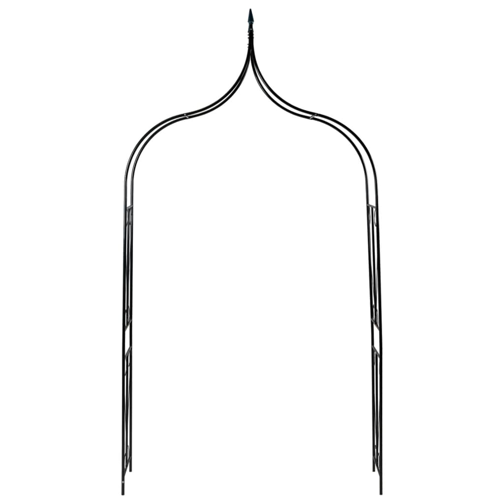 Arco da Giardino Verde Scuro 120x38x258 cm in Ferro