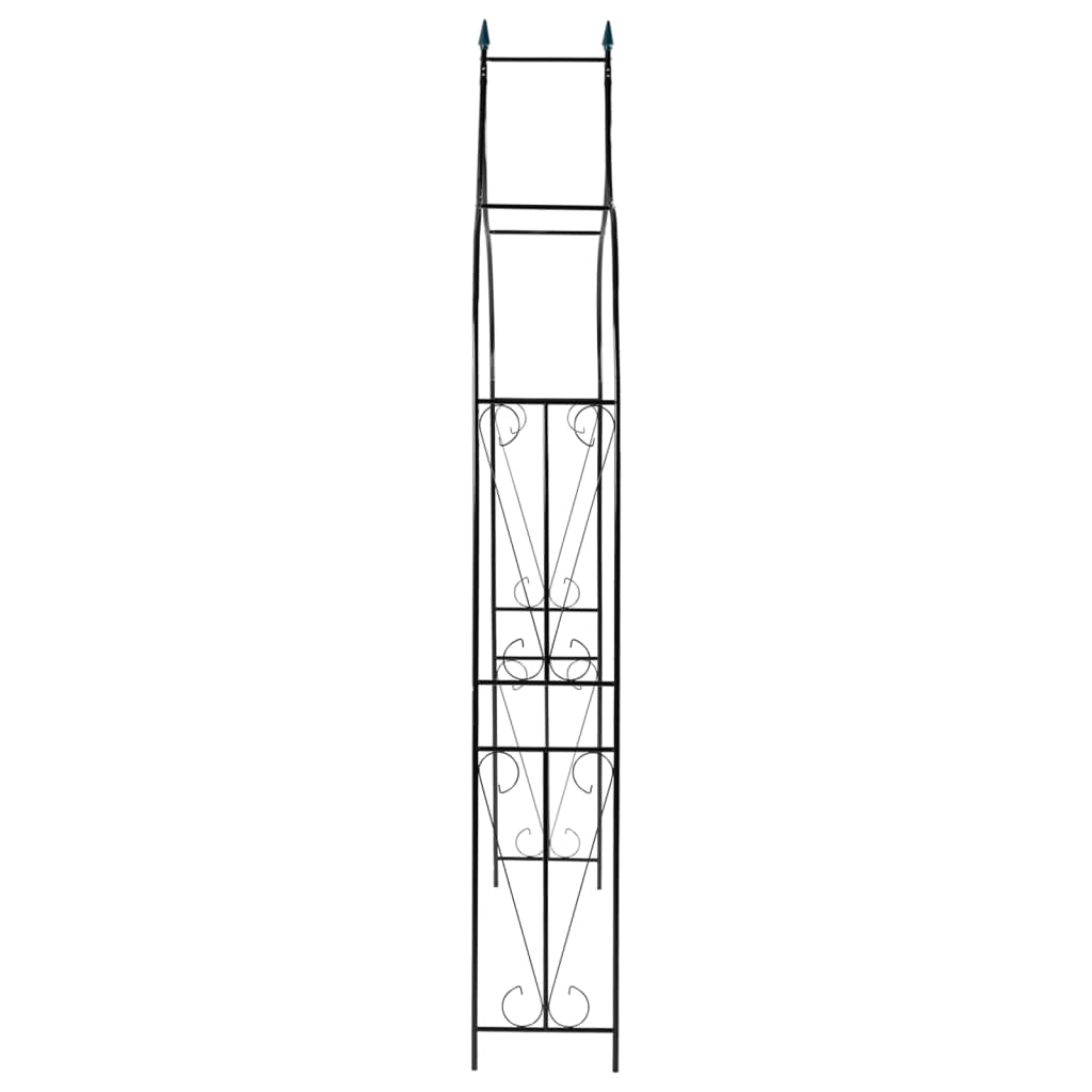 Arco da Giardino Verde Scuro 120x38x258 cm in Ferro