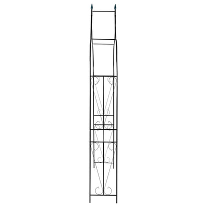Arco da Giardino Verde Scuro 120x38x258 cm in Ferro