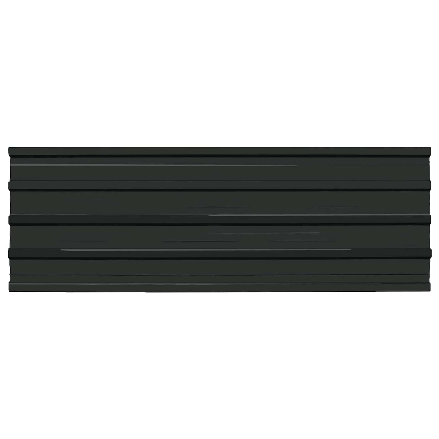 Pannello per tetto 12 pcs Antracite 129 x 45 cm Acciaio zincato