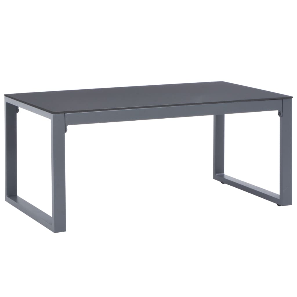 Tavolino da Salotto 90x50x40 cm in Alluminio