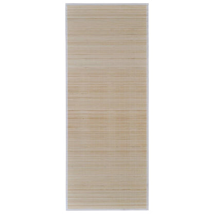 Tappeti Rettangolari in BambÃ¹ Naturale 4 pz 120x180 cm