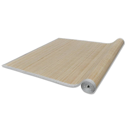 Tappeti Rettangolari in BambÃ¹ Naturale 4 pz 120x180 cm