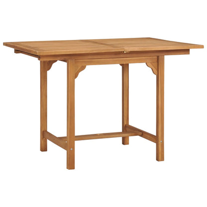 Tavolo da Giardino Estensibile (110-160)x80x75 cm Massello Teak