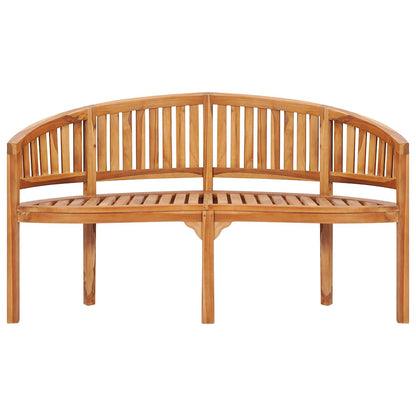 Panchina a Banana 151 cm in Legno Massello di Teak