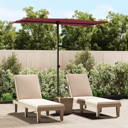 Ombrellone da Giardino con Palo in Alluminio 180x110 cm BordÃ²