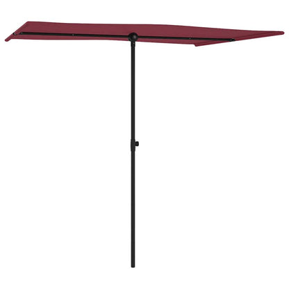 Ombrellone da Giardino con Palo in Alluminio 2x1,5 m BordÃ²