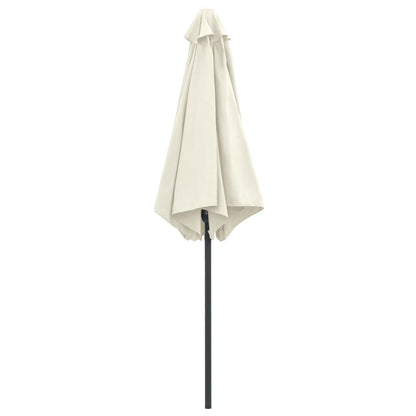 Ombrellone da Giardino Palo in Alluminio 270x246 cm Sabbia