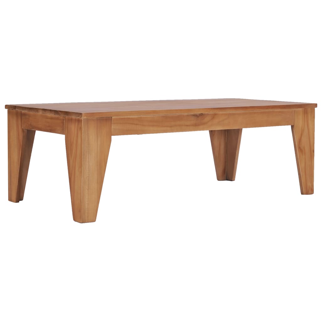 Tavolino da Salotto 120x60x40 cm in Legno Massello di Teak